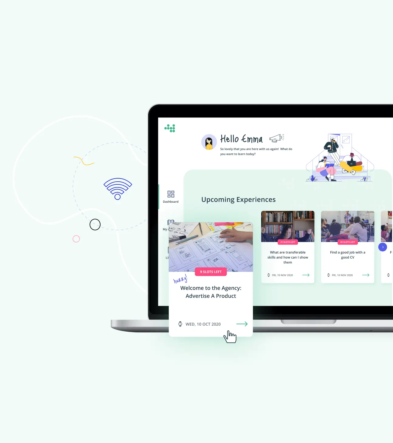 8billion ideas view on desktop