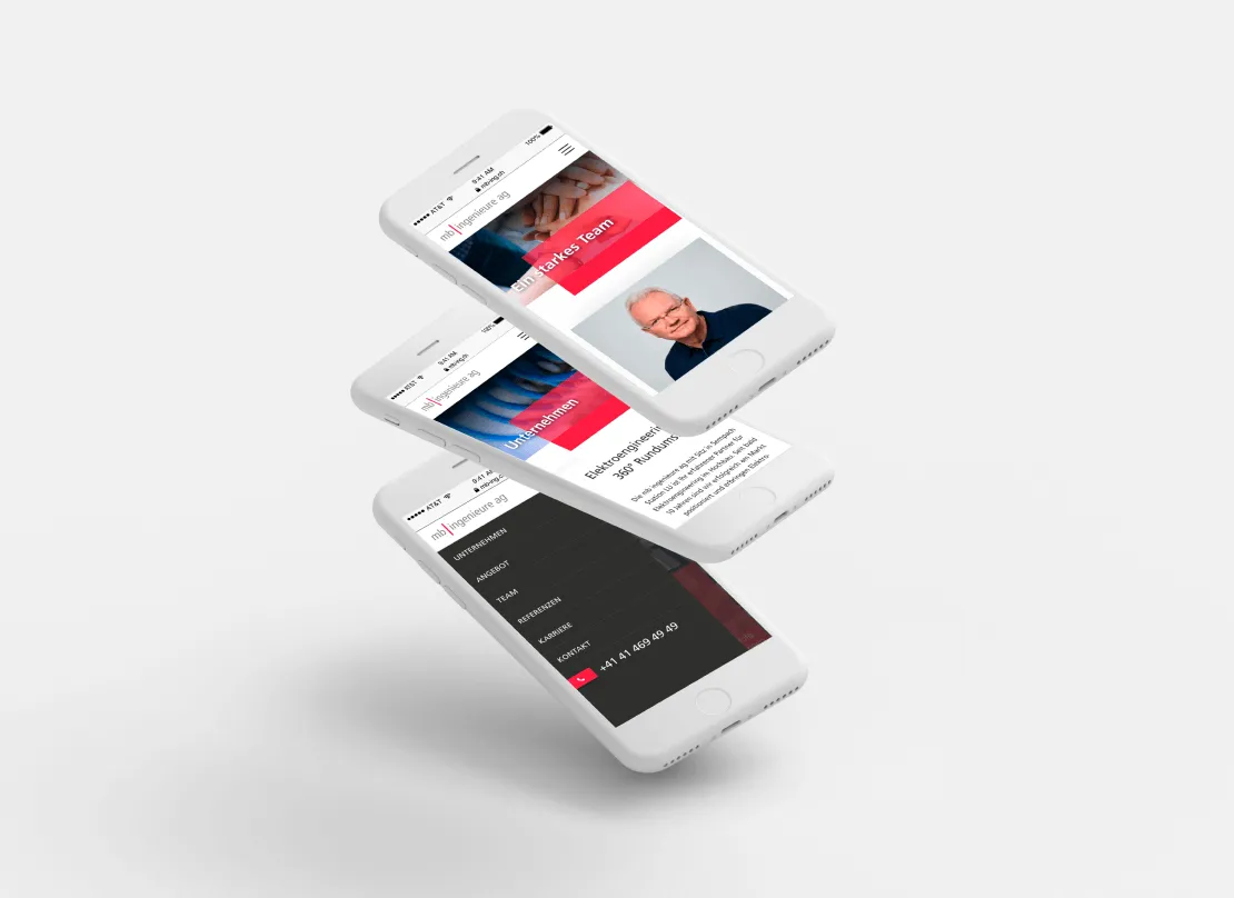 mobile app view