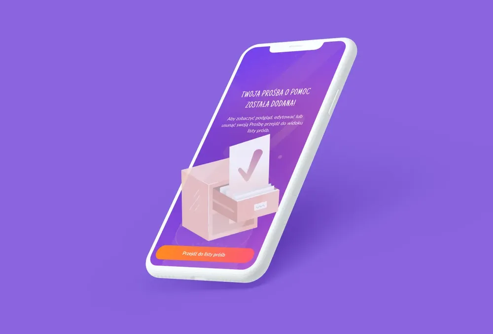 pomagator on mobile view