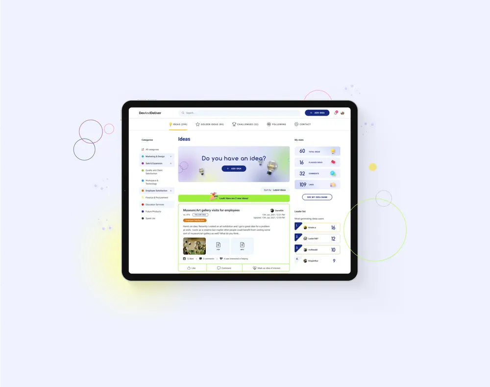 spark project view on desktop