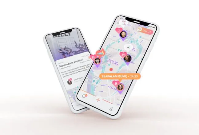 pomagator mobile app view