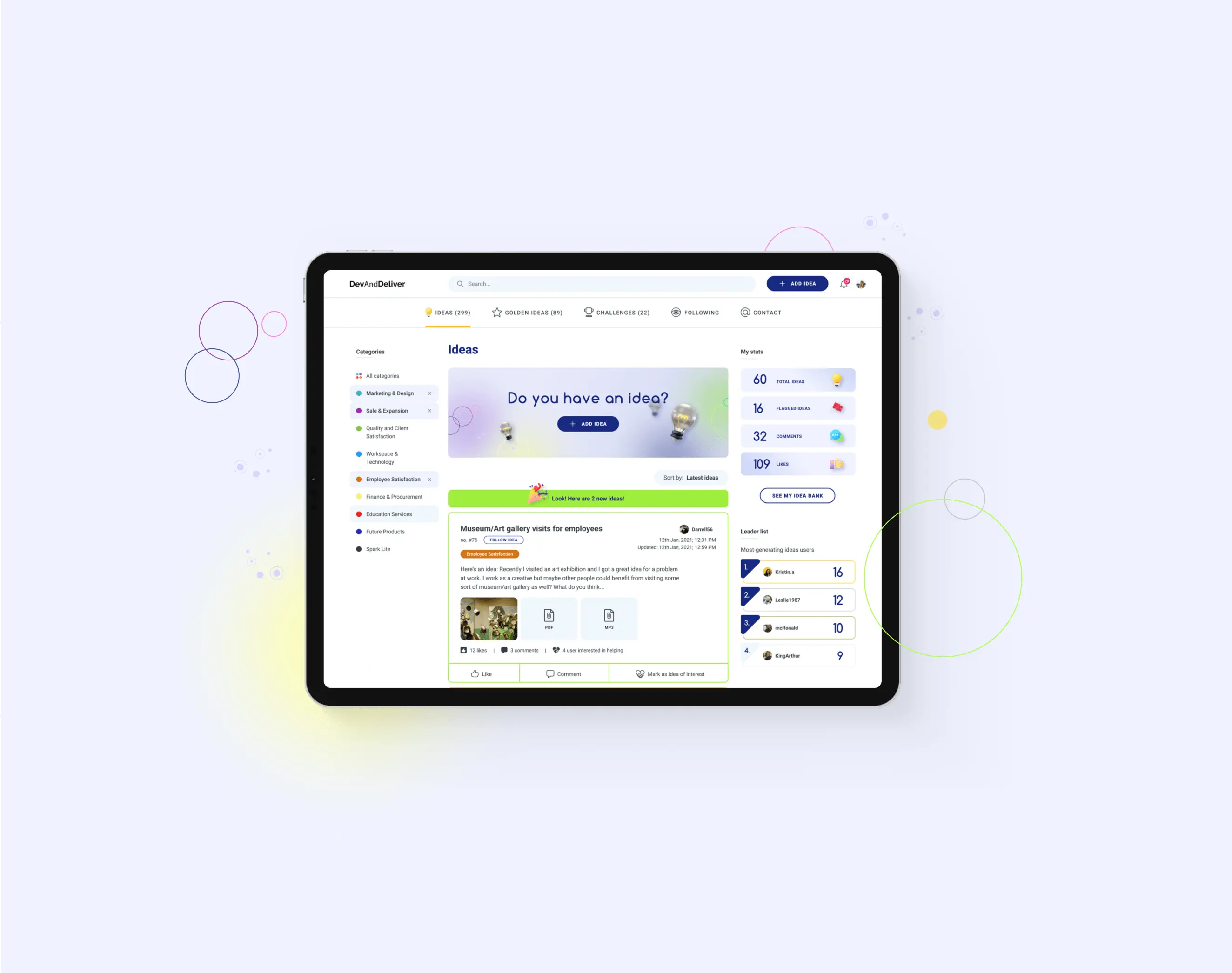 spark project view on desktop