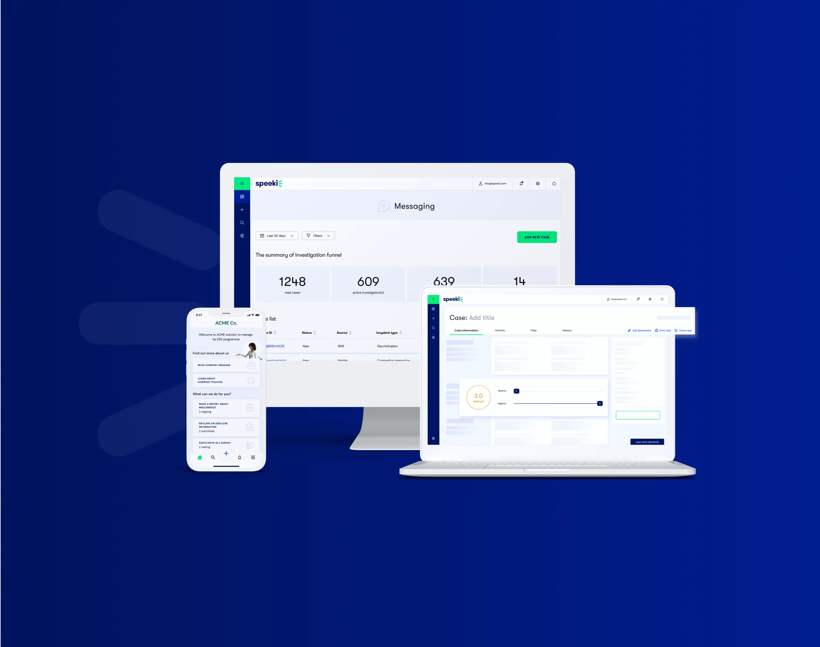 Speeki project on devices