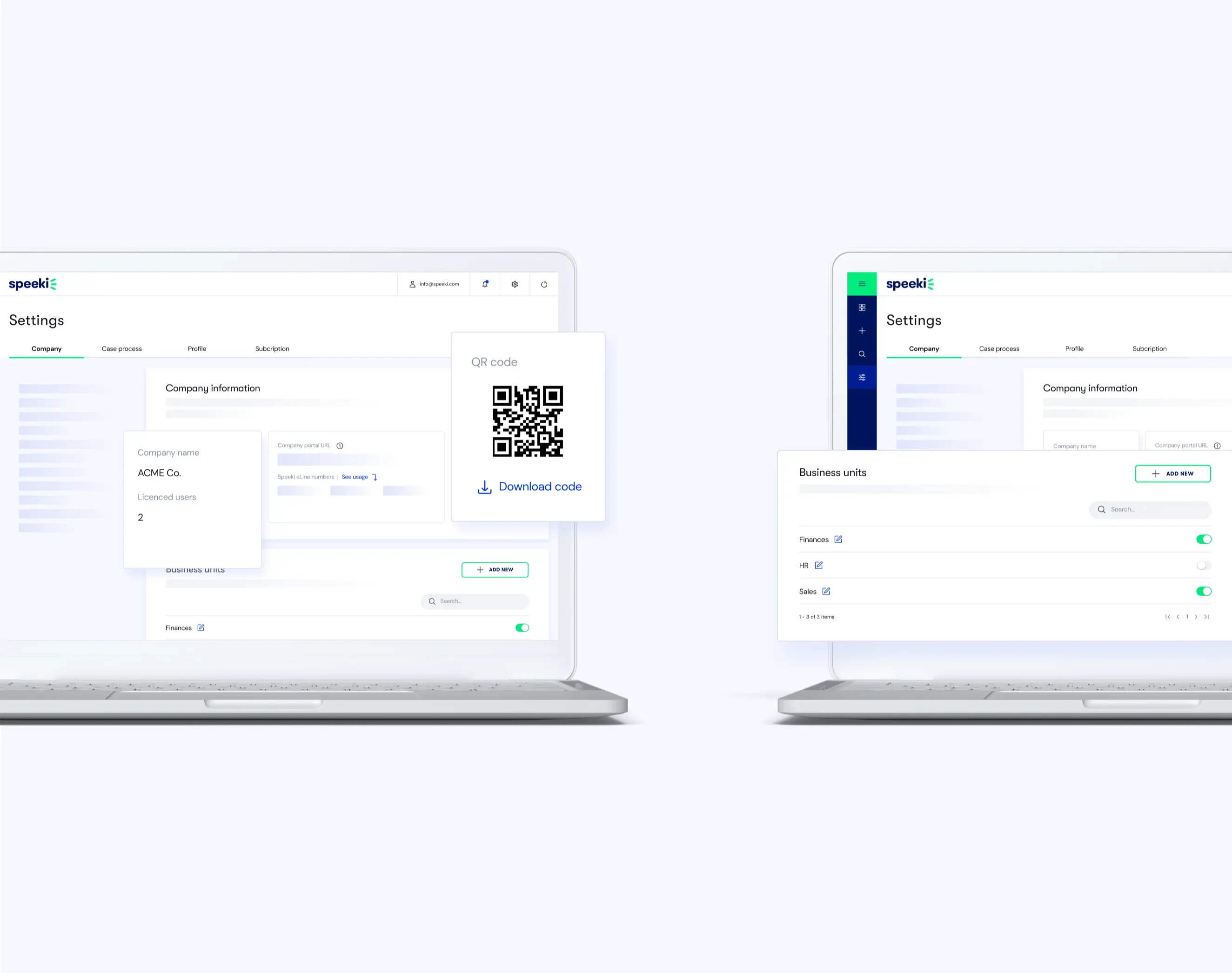Speeki project on devices