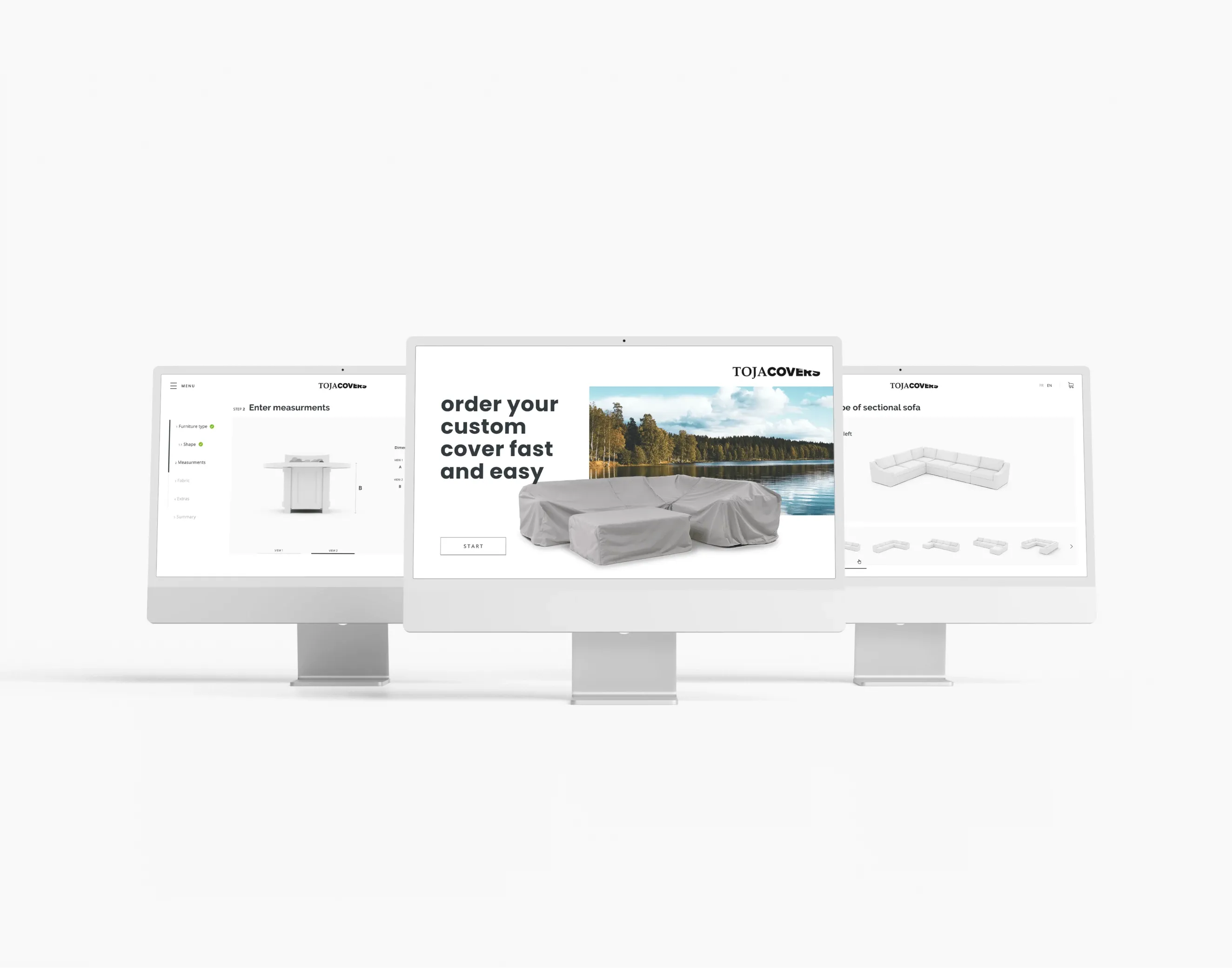 toja page view on desktop