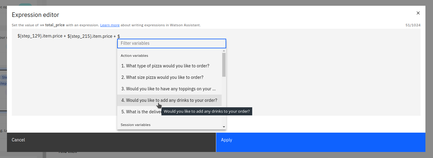total-price-expression